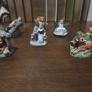 1996 Lenox Disney Figurines Set Of 7pcs Collection